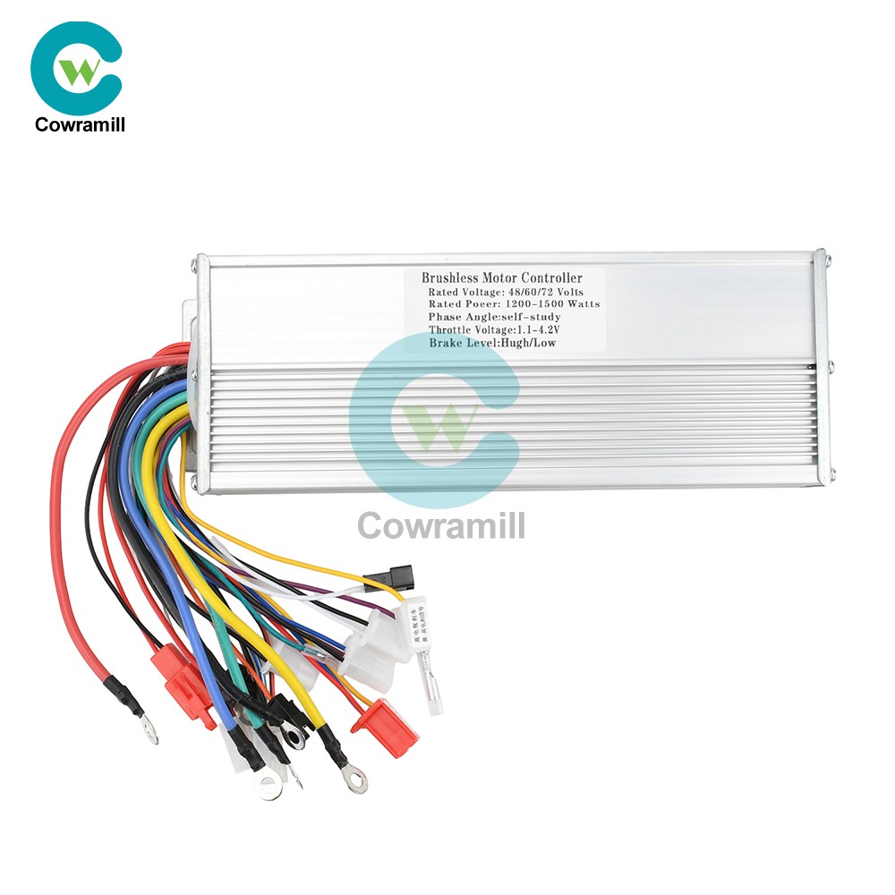 Controller 36V48V60V64V72V 500-1500W 5000W Brushless Electric Bicycle Controller