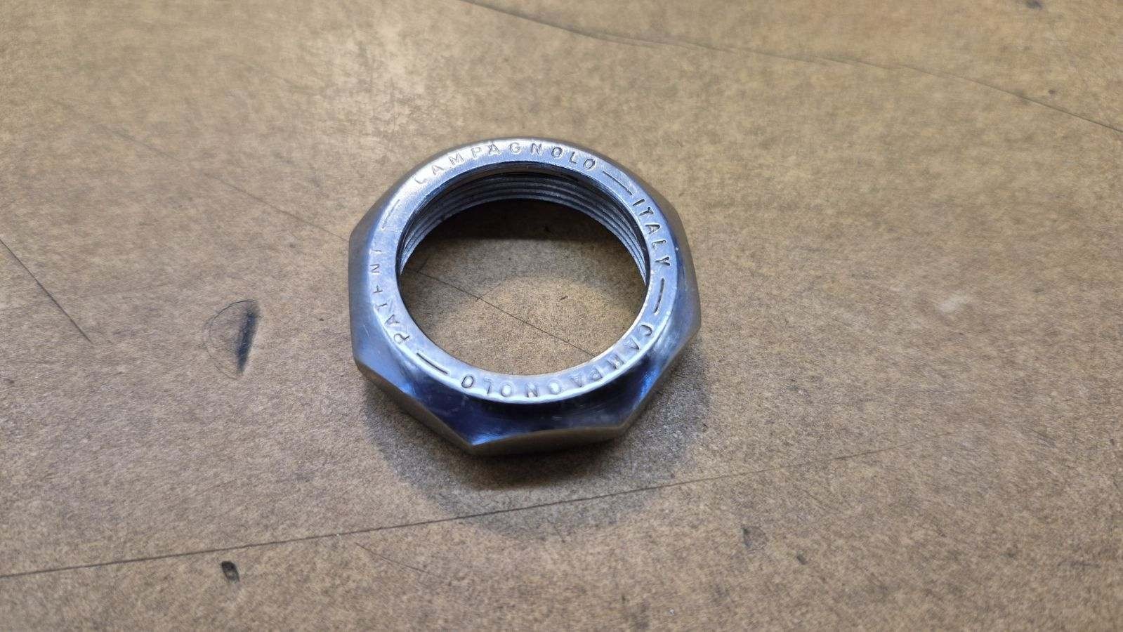 Vintage Campagnolo Record Headset, steel, chrome plated, 1” x 24tpi threaded