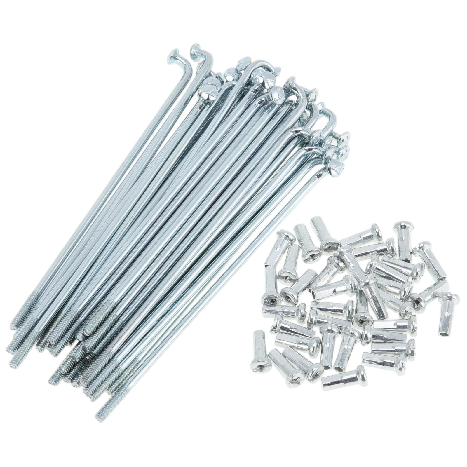 36 Set 14G Bike Wheel Spokes 78mm Galvanized Carbon Steel