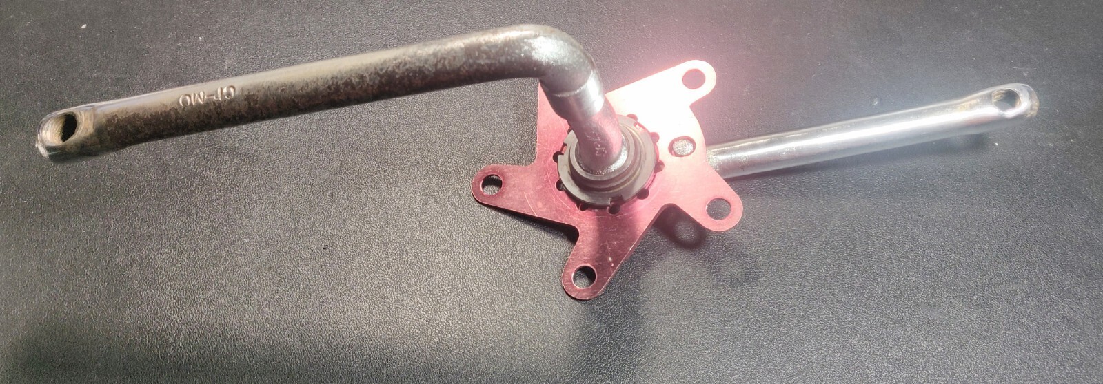 DK-180 Cr-MO Crank with Removable Chainring Spider BCD110 5 bolt Adapter BMX