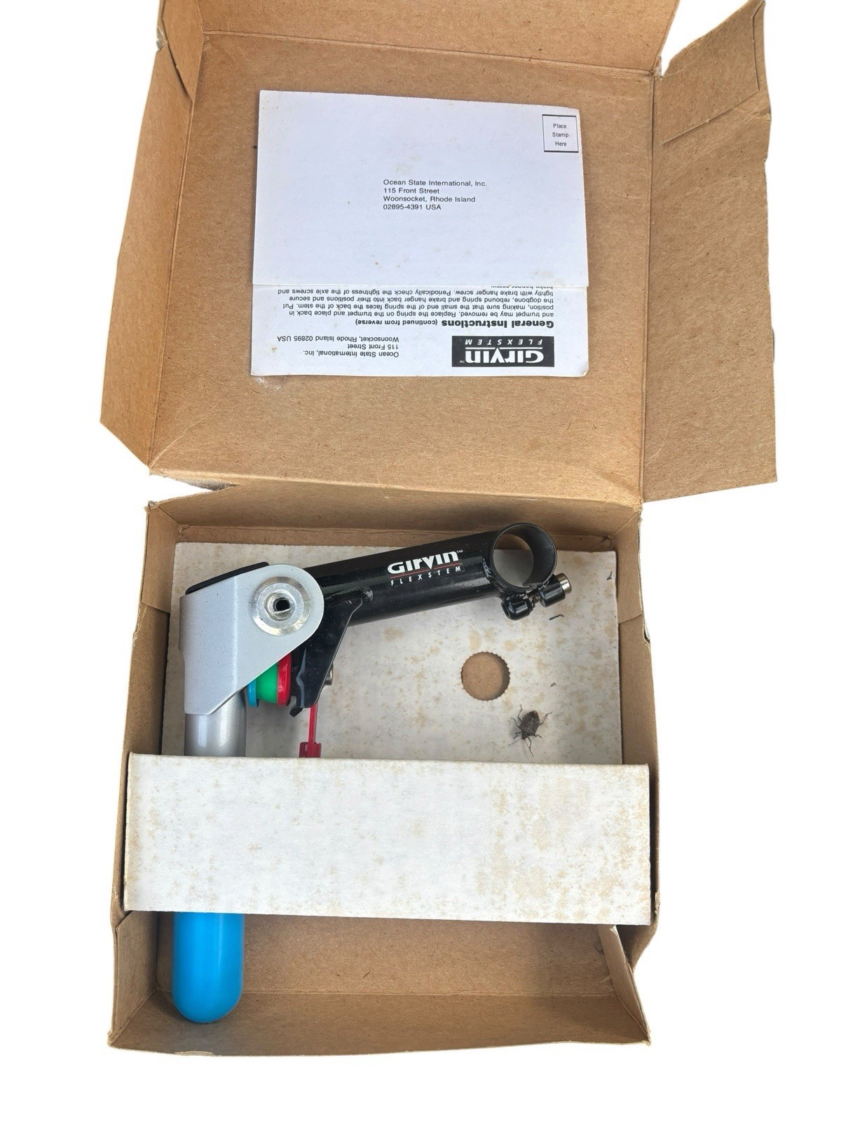NOS Girvin Flexstem 130mm 25.4 MTB Suspension Stem Vintage Mountain Bike