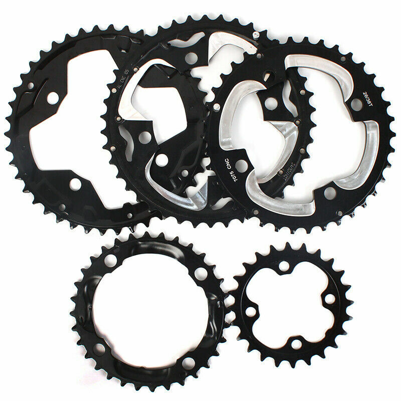 Bucklos 64/104BCD Bike Chainrings 22-44t Double/Triple MTB Chain Ring Sprockets