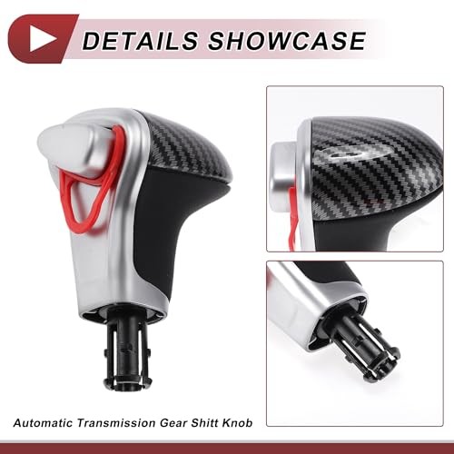 Automatic Gear Shifter Knob for Audi A4 2007-2014 Plastic Faux Leather