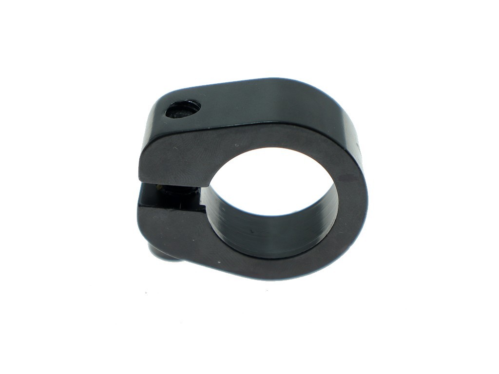 NOS Vintage GT Wings Logo BMX Seat Post Clamp 28.6 mm Bolt-On Alloy Black