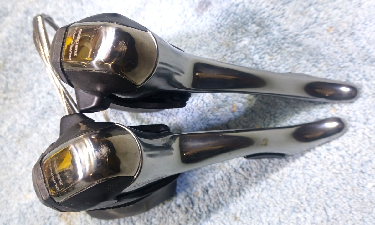Near Festive, Shimano DURA-ACE, STI Brake Lever/Shifter Set, ST-7801, 2×10-Speed