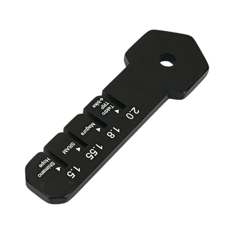 Heavy Duty Steel Universal Bike Rotor Thickness Gauge Easy to Read Measurement