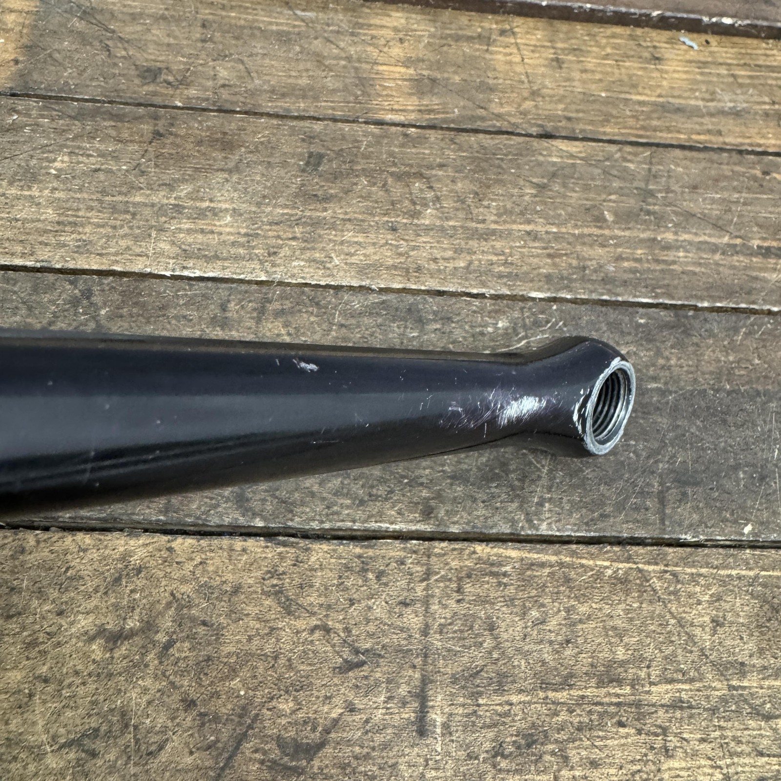 Vintage Grafton 175mm Right Crank Arm 94 58 BCD Triple Black MTB Square 90s