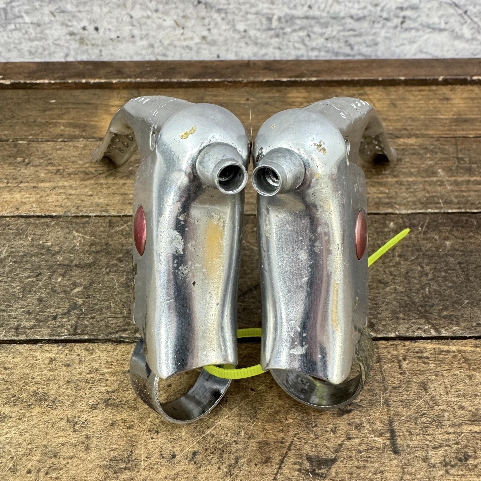 Vintage Shimano Dura-Ace Brake Levers Drilled 1st Gen Non-Aero Drop Bar 70s