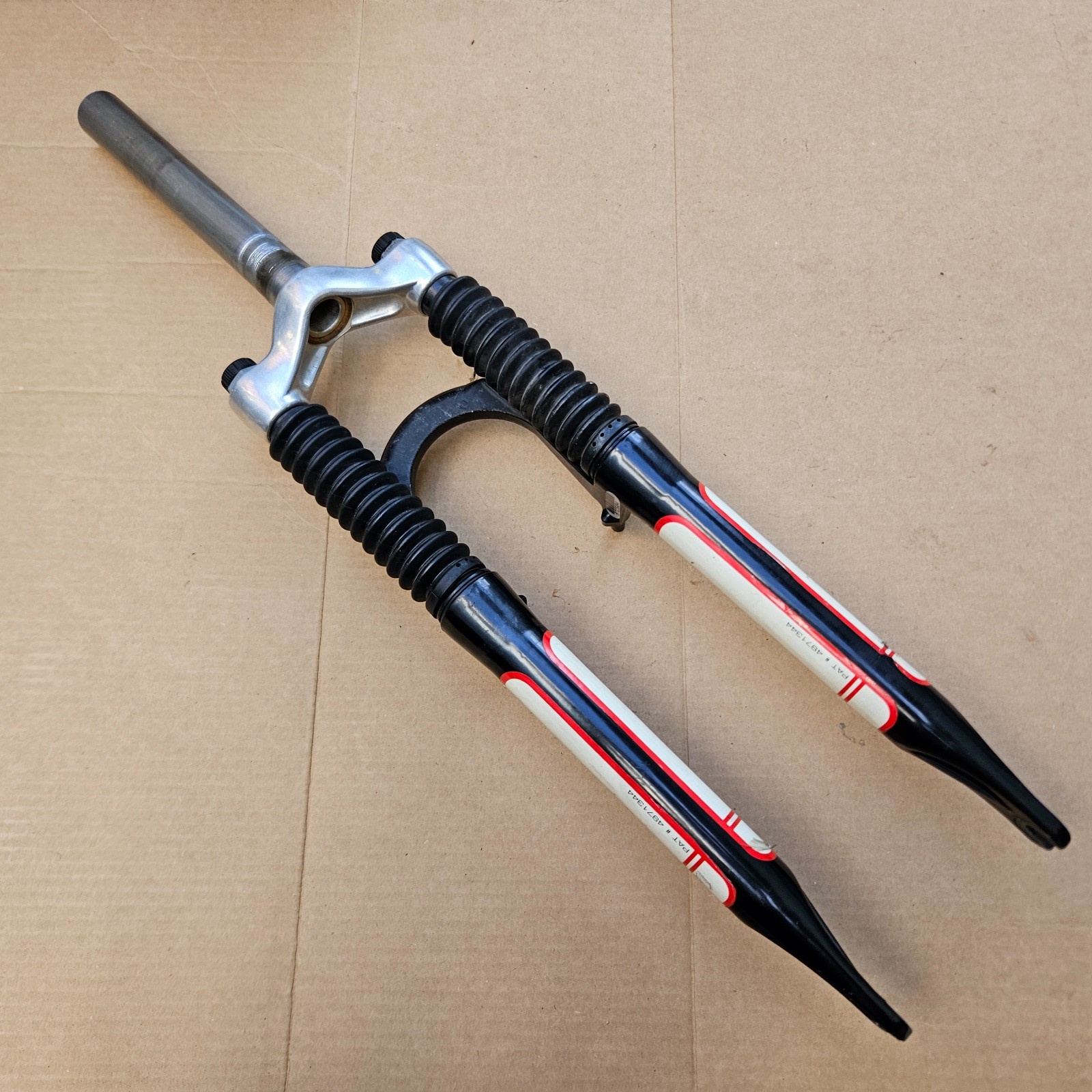 Vintage 90s Rock Shox 26″ Indy XC Speed Spring Suspension Fork 1-1/8″ Threadless