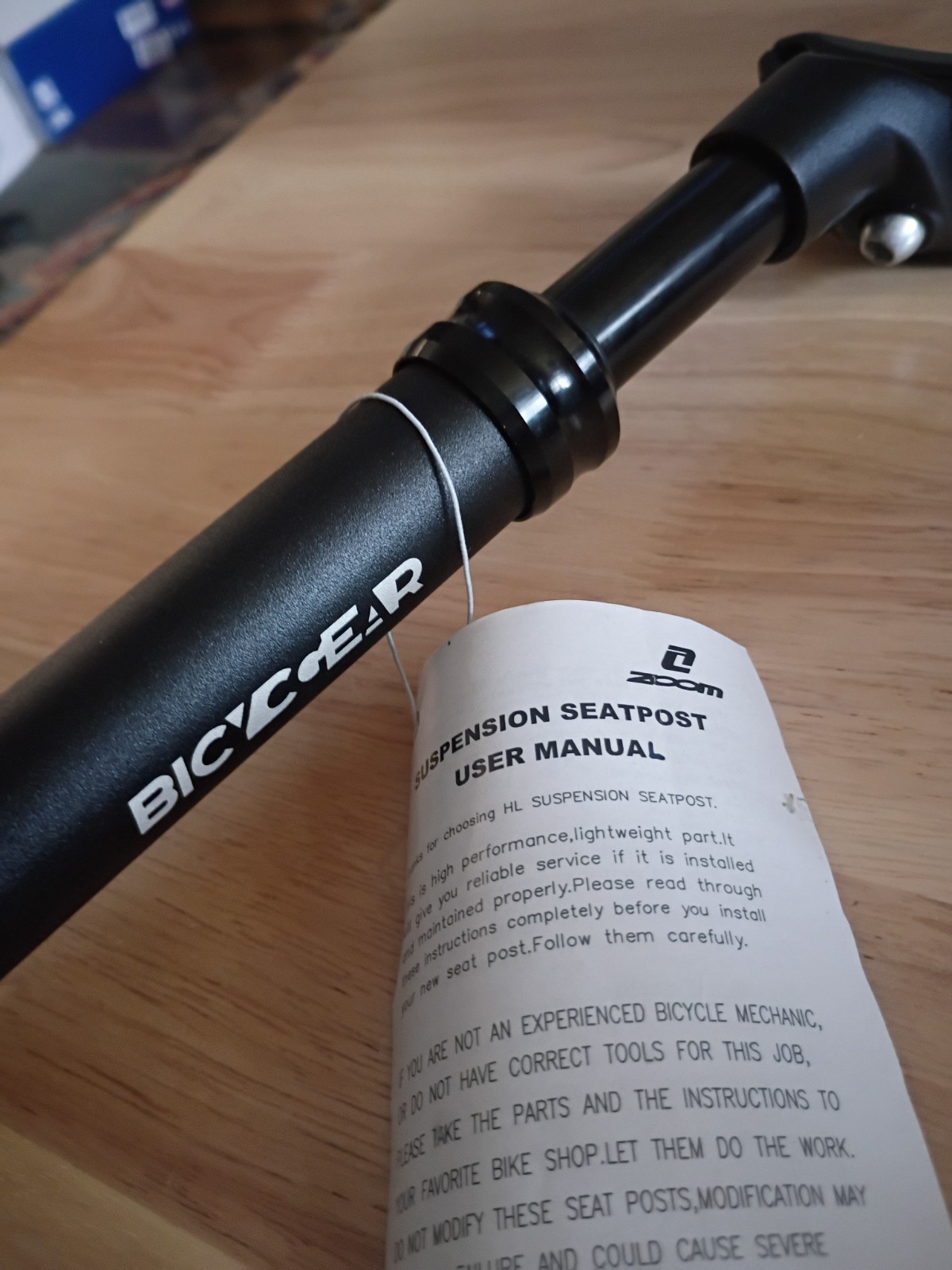 Zoom Suspension Seatpost Min. Insertion 27.2 H2024 10CS ISO-C Black Metal NEW