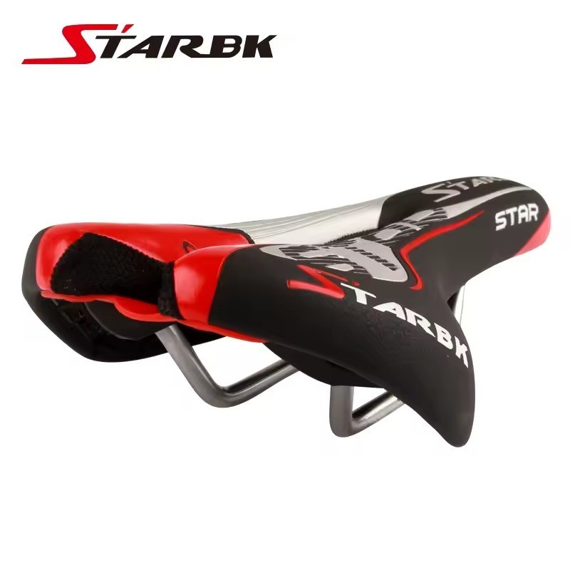 Bicycle Saddle Skidproof Bike Seat Cushion Bicycle Parts Road Mountain bike, Red