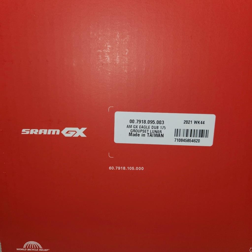 SRAM GX Eagle Dub Groupset Lunar 175mm Crank 1×12 Bicycle Kit (00.7918.095.003)