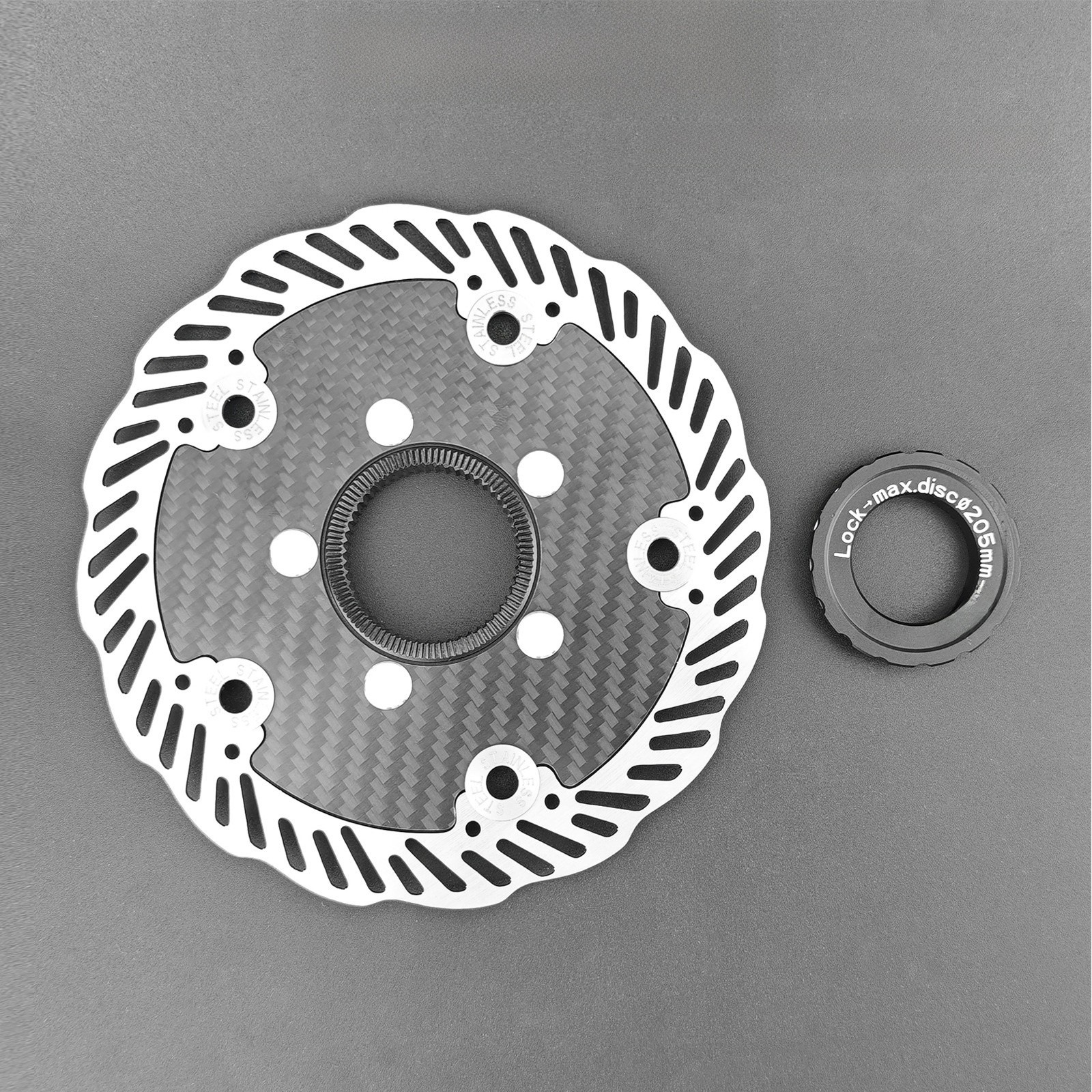 Carbon Fiber Disc Brake For ROTOR 140mm 160mm for Mountain Road Bike Use