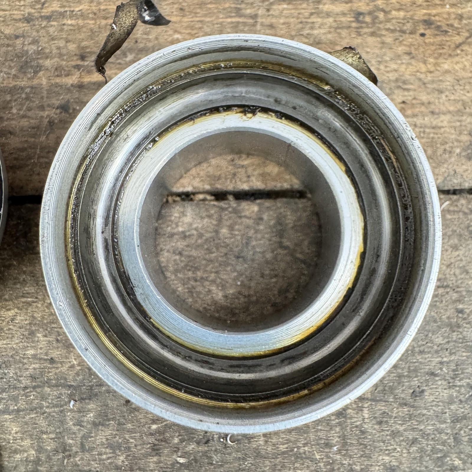 Vintage Shimano 600 Headset HP-6207 1in Threaded Silver 1980s Road Bike Japan