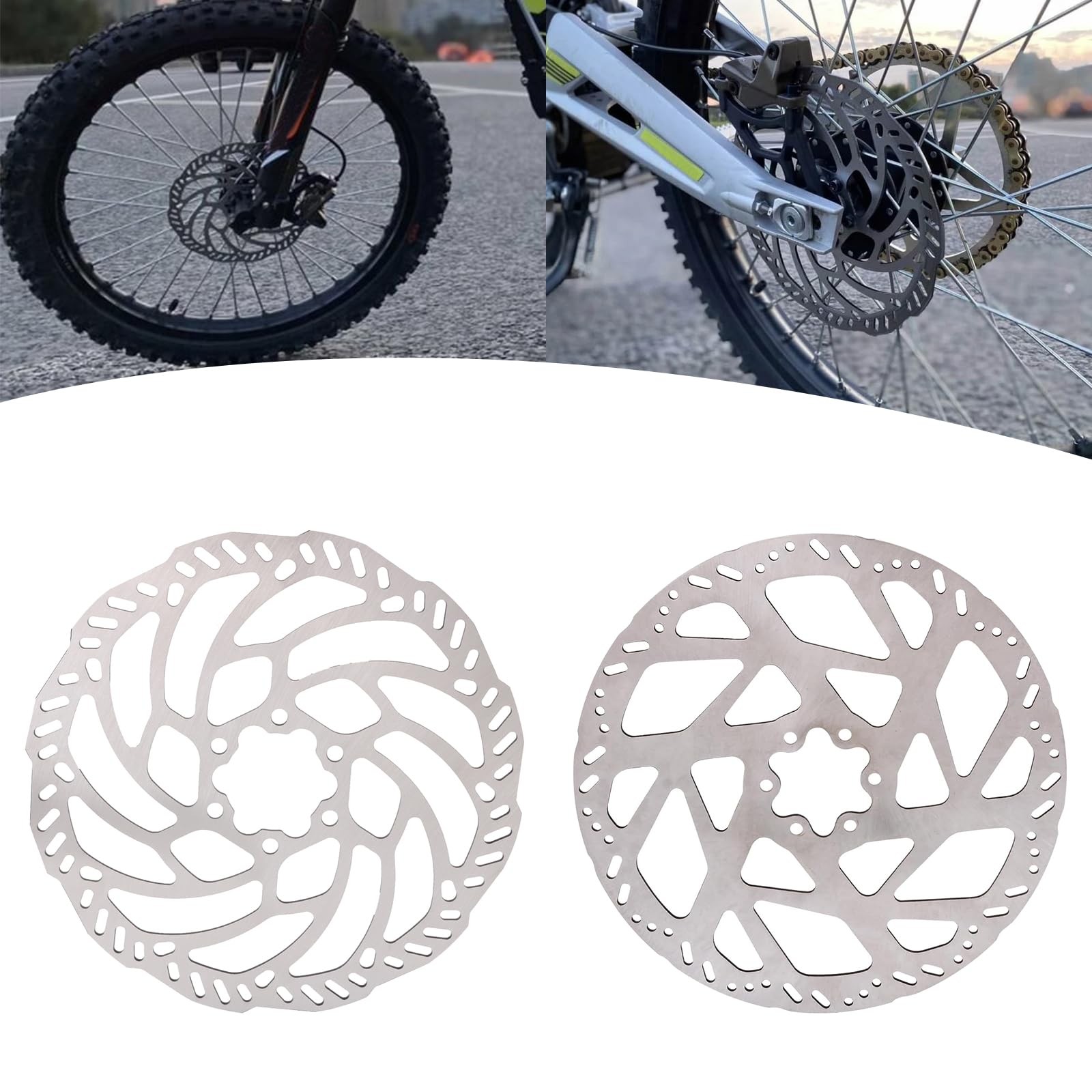 Front and Rear Brake Rotors for Surron Light Bee,203mm Dirt Bike Brake Discs …