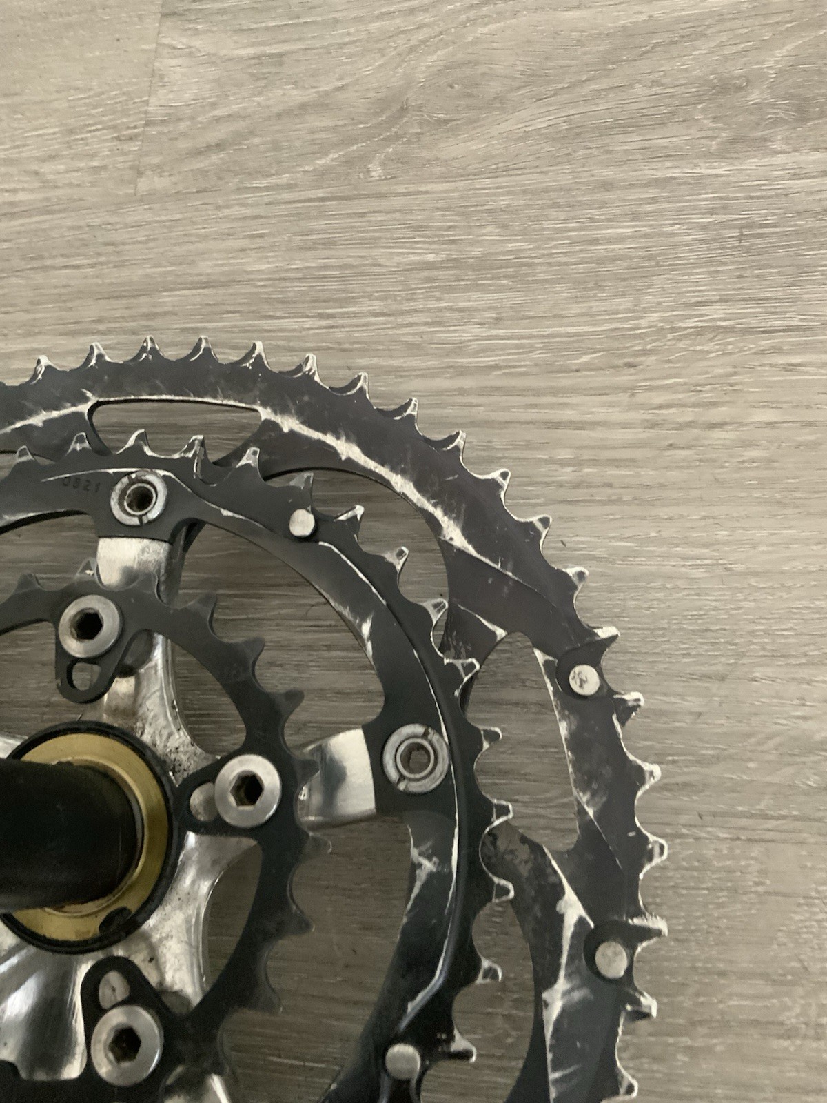 BONTRAGER CRANKSET TRIPLE 24-39-52 TOOTH 10 OR 9 SPEED 170 MM ARMS GXP