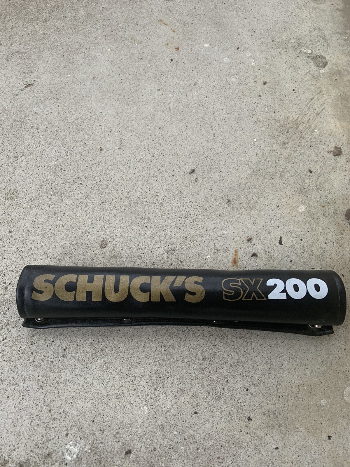 NOS Old School Schuck’s SX200 BMX Pad With Chrome Snaps