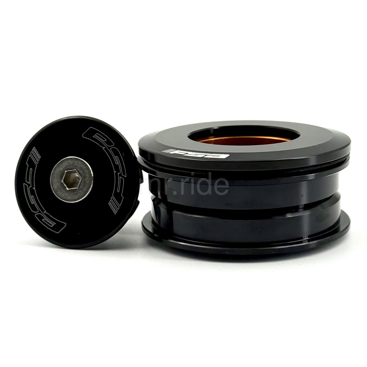 FSA Orbit Z 1.5R ZS Reducer Headset Black 55mm Head Tube to 28.6mm Steerer Fork