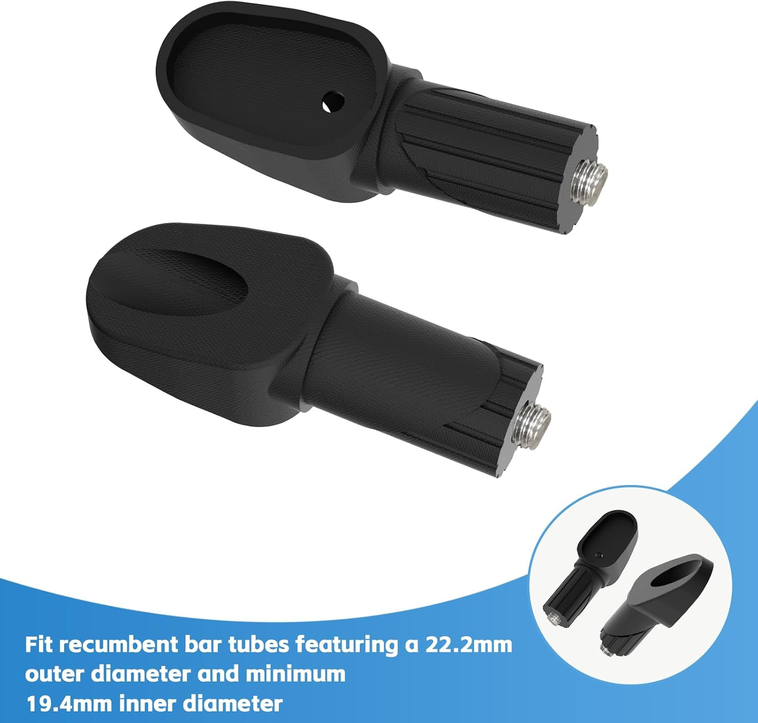 2Pcs Adapters for SRAM AXS Wireless Blips, Recumbent Bar Mounts, Aerodynamic En