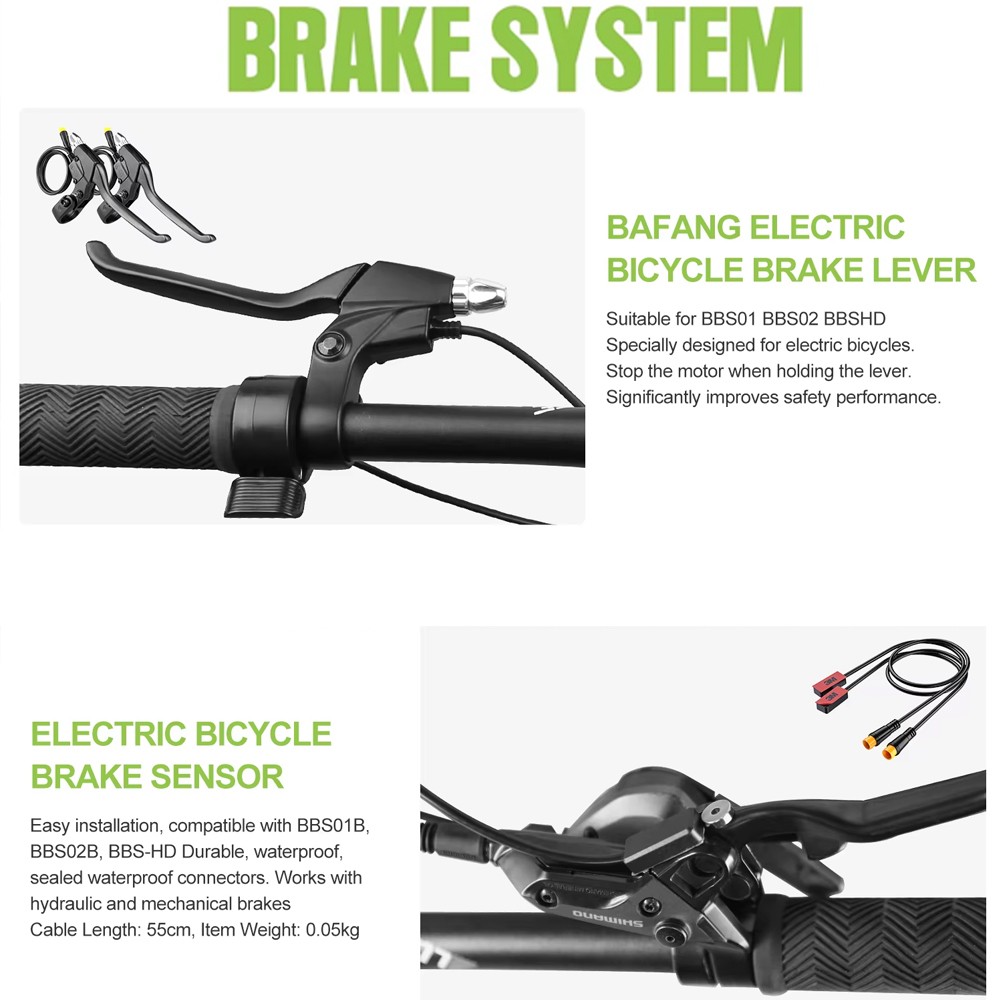 BAFANG 36V250W/350W/500W Mid Drive Kits BBS01B BBS02B for 68-73mm Bottom Bracket