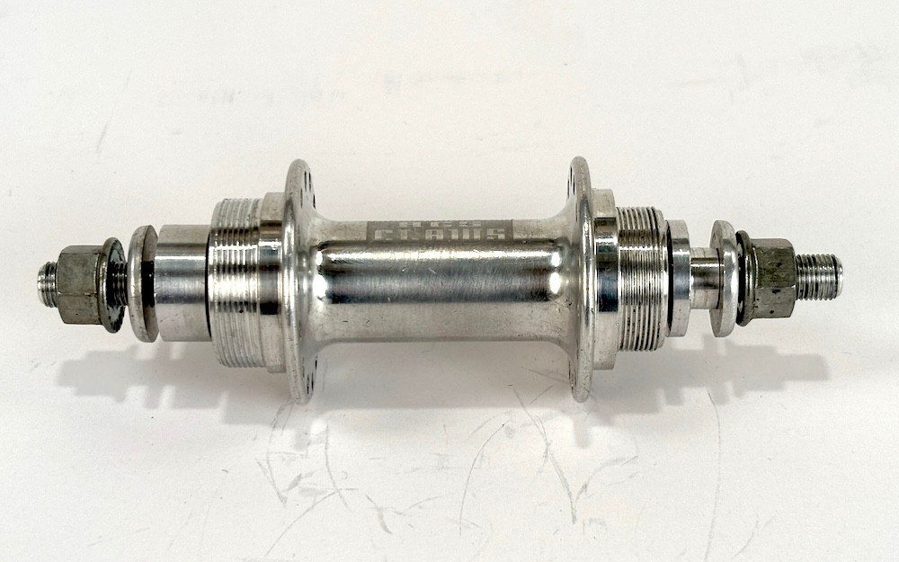 ACS Claws BMX Flip-Flop Rear Hub 28H ISO + Metric FW Thread Silver