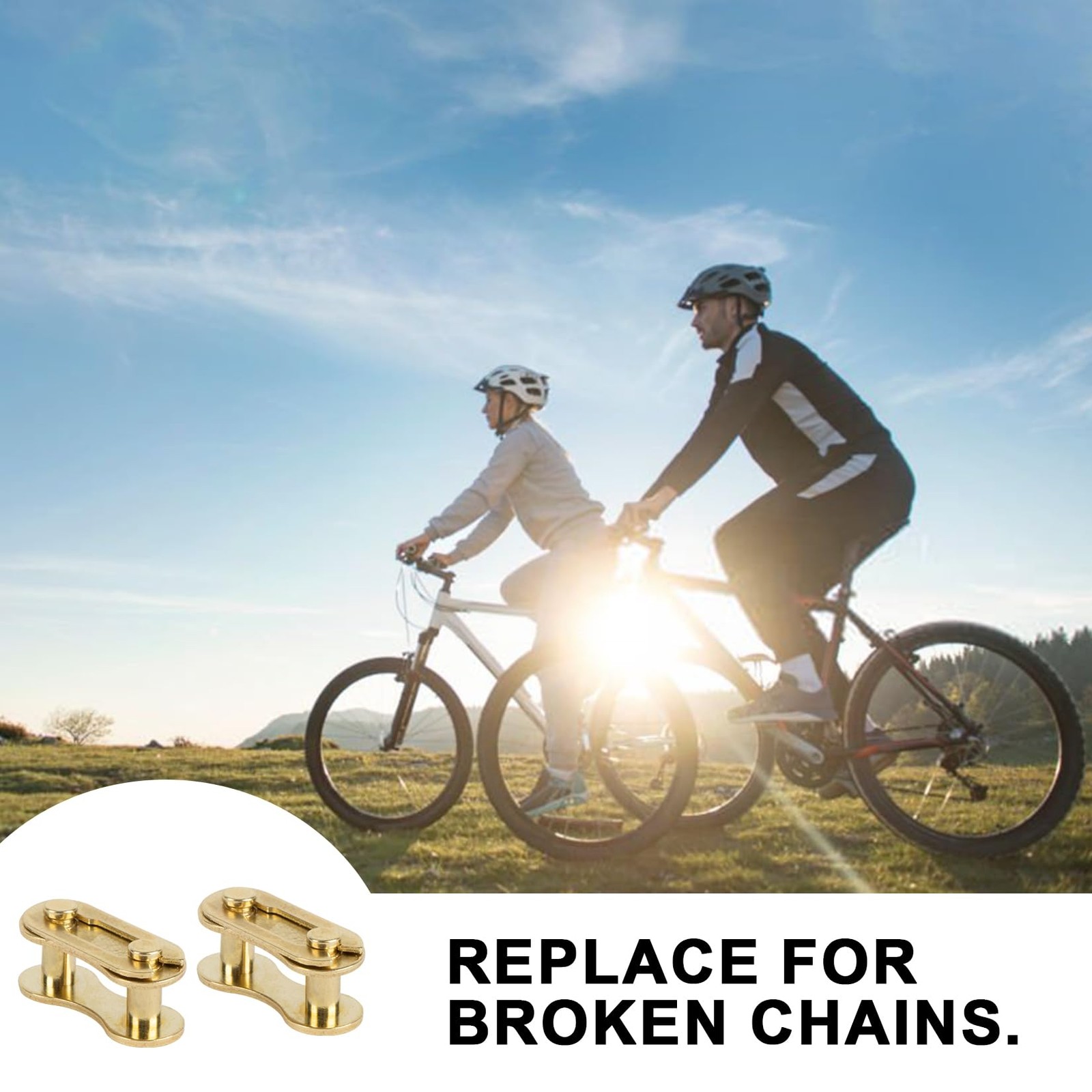 Bike Chain Master Link Single Speed Bicycle Chain Link Missing Link Connecto…