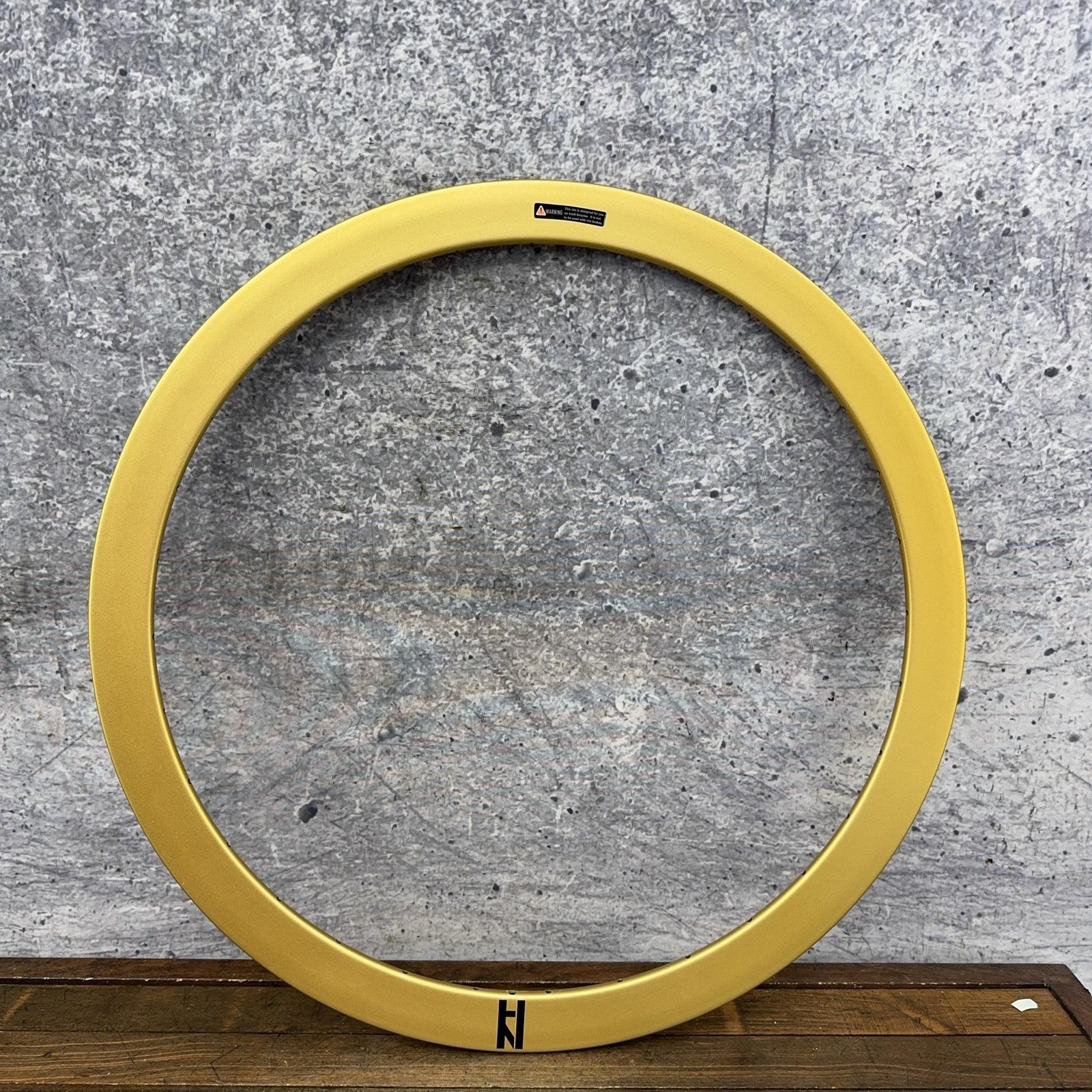 H Plus Son 700c Rim 32H Gold Clincher Aero Deep Section Track Fixed Gear 32 Hole