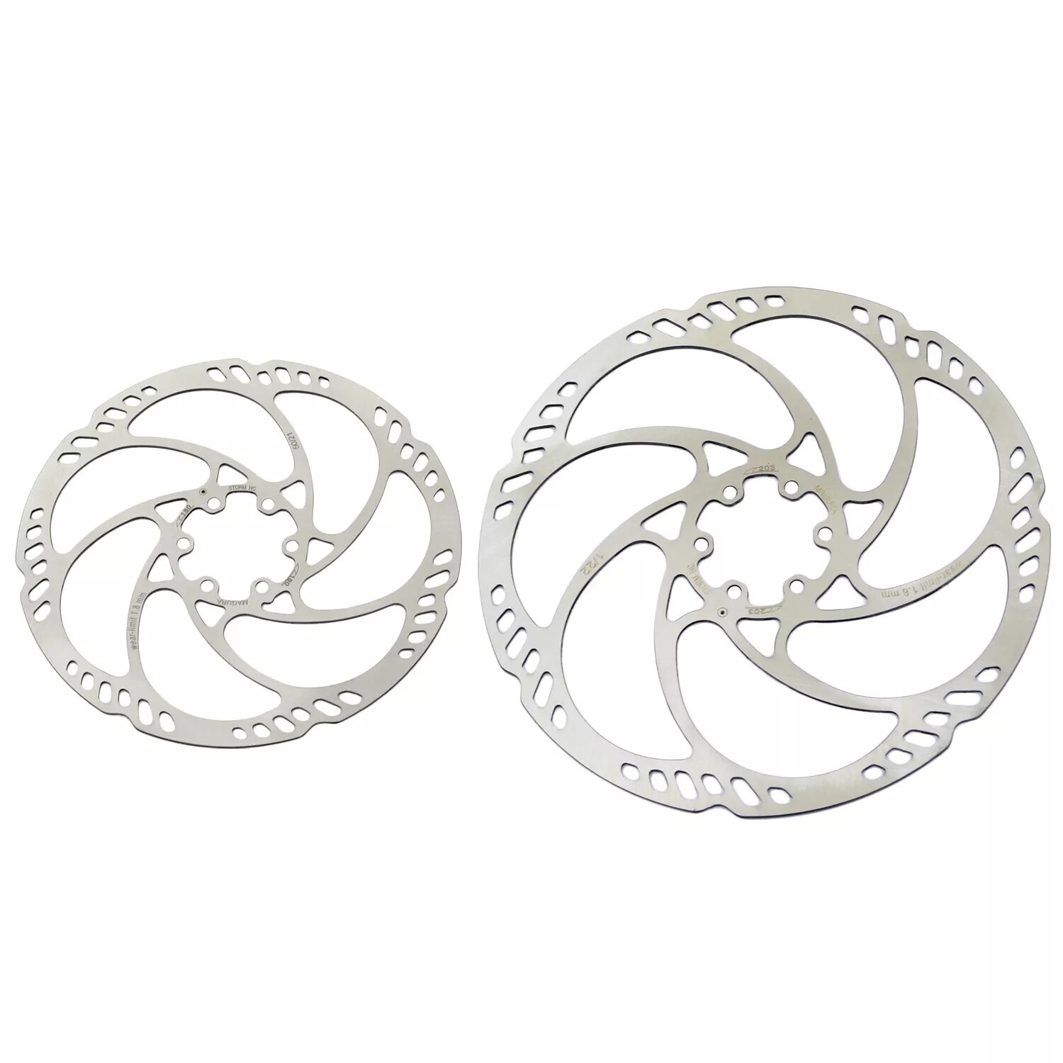 Magura MT7 HC3 4-Piston PM Hydraulic Disc Brake Set w/180&203mm Rotor (F+R)