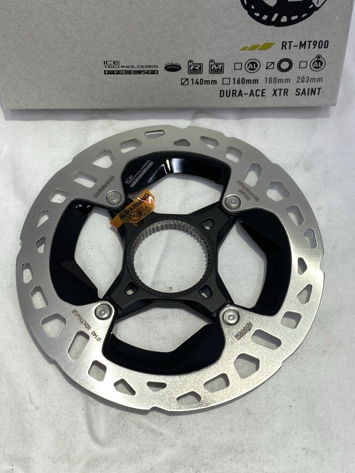 Shimano RT-MT900 Center Lock Disk Brake Rotor Black