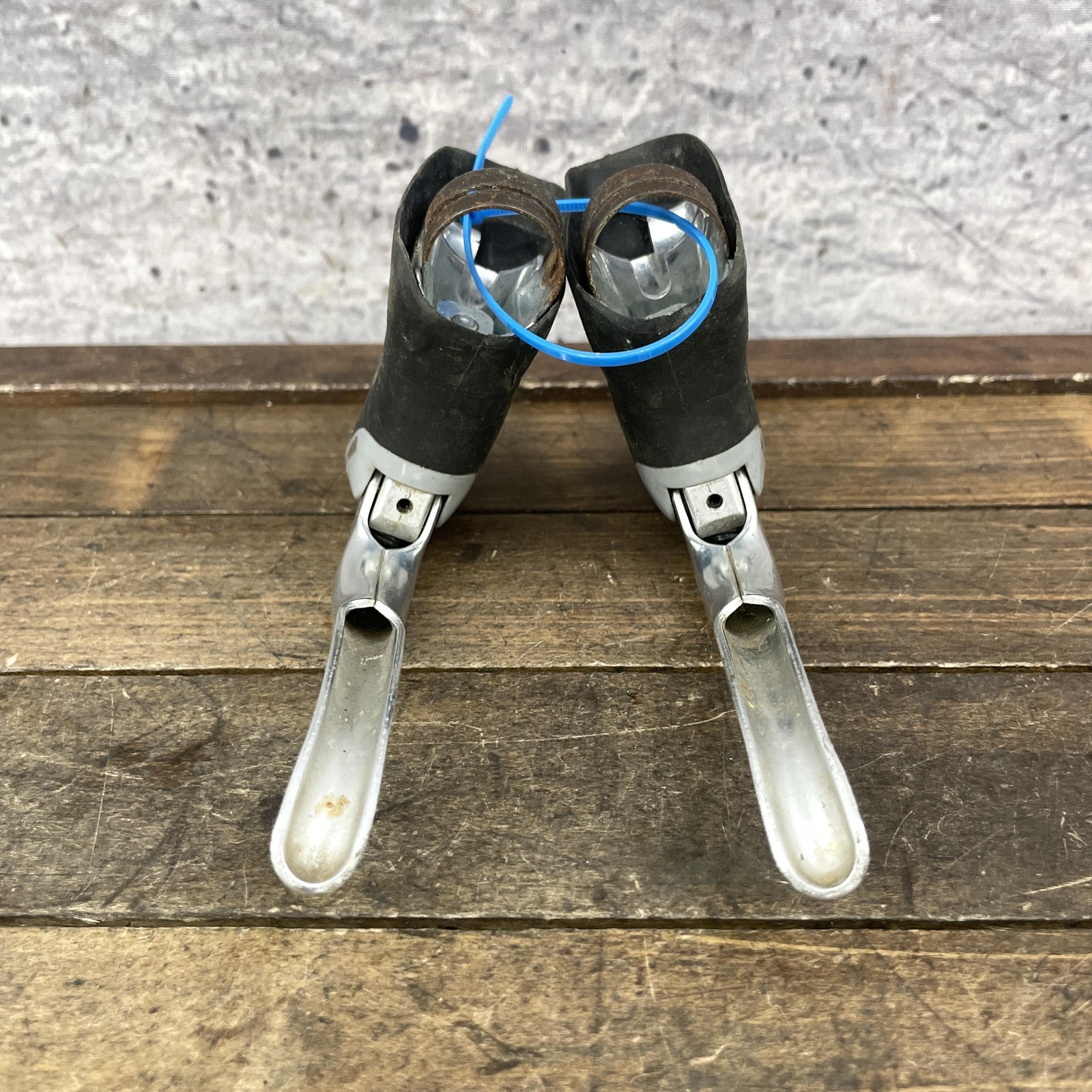 Vintage Shimano RX100 BL-A550 Brake Levers Pair Silver Super SLR 23.8mm Road