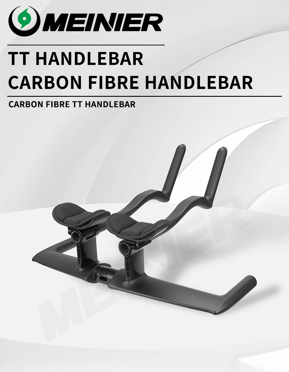 TT Bar Carbon Fiber 0 Degree Aero Time Trial Triathlon Bicycle Handlebar