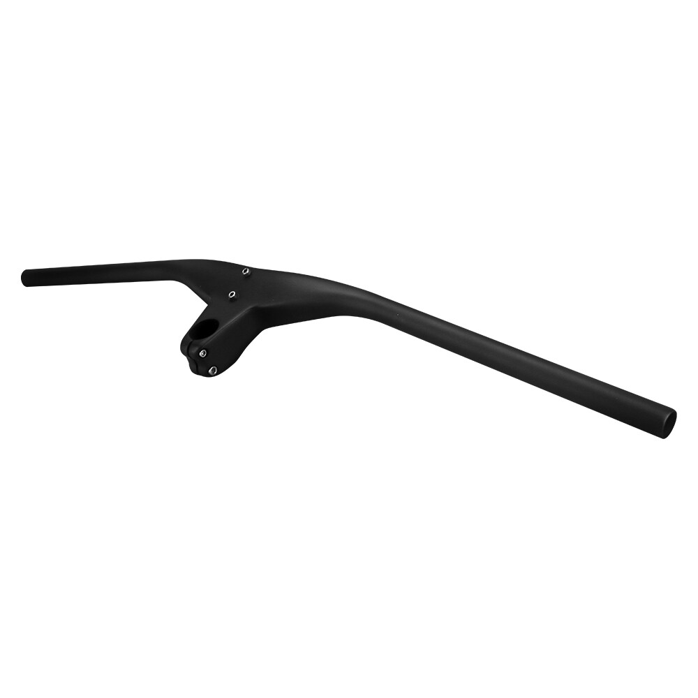 Carbon MTB Handlebar Integrated Stem Mountain Bike Riser Handle Bar 1-1/8″(28.6)
