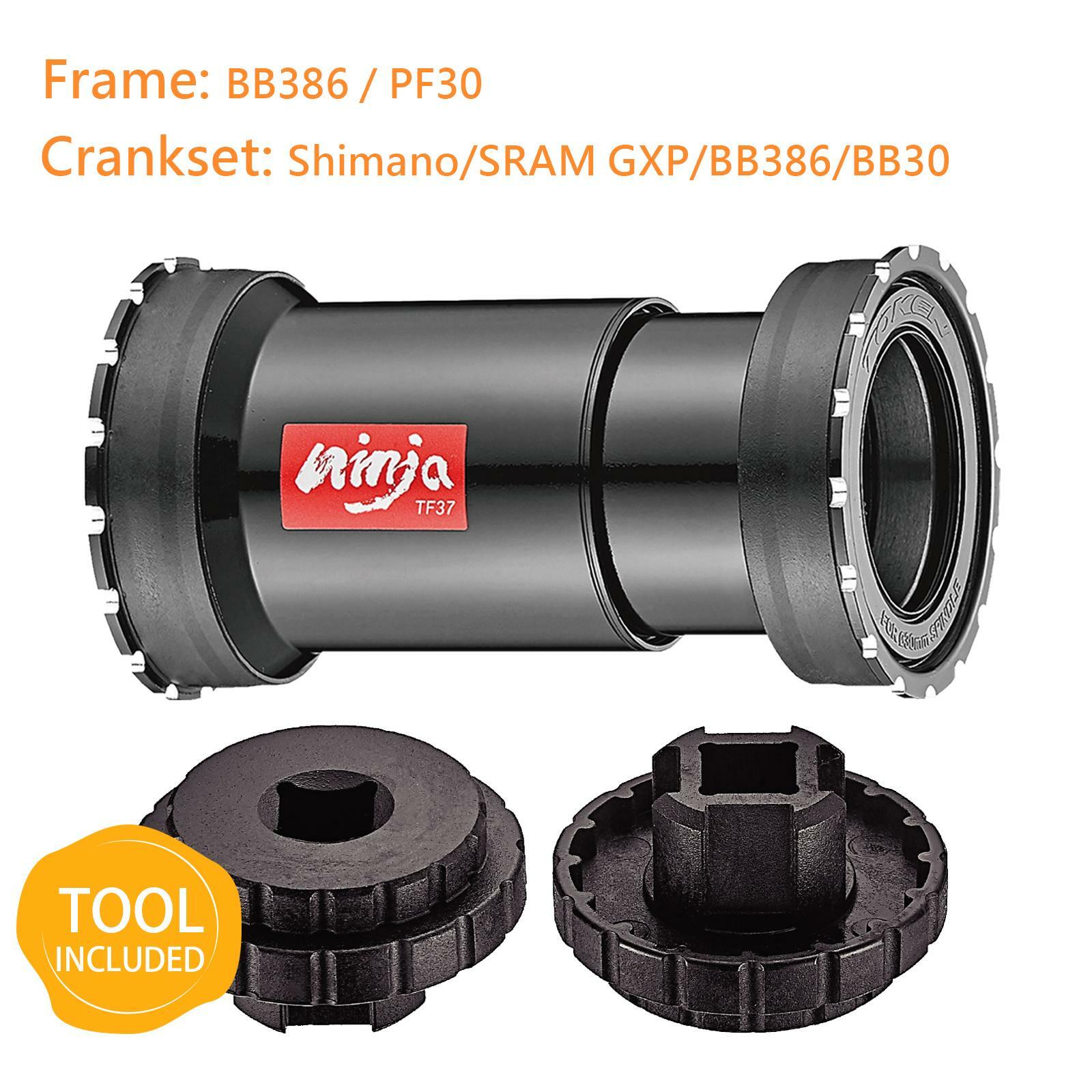 TOKEN Press Fit Bottom Bracket PF30/BB386 to Shimano/SRAM GXP/BB386/BB30