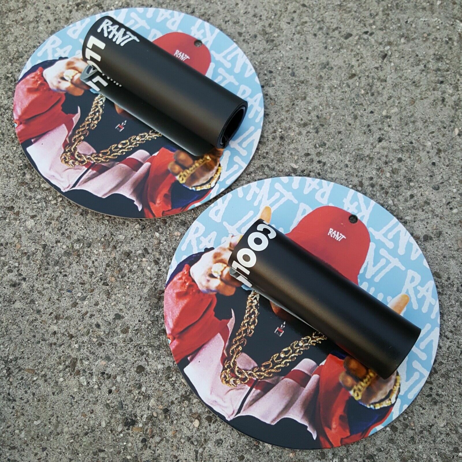1 PAIR OF RANT PC LL COOL PEG BMX BIKE PEGS PRIMO CULT KINK SUNDAY FIT WTP ECLAT