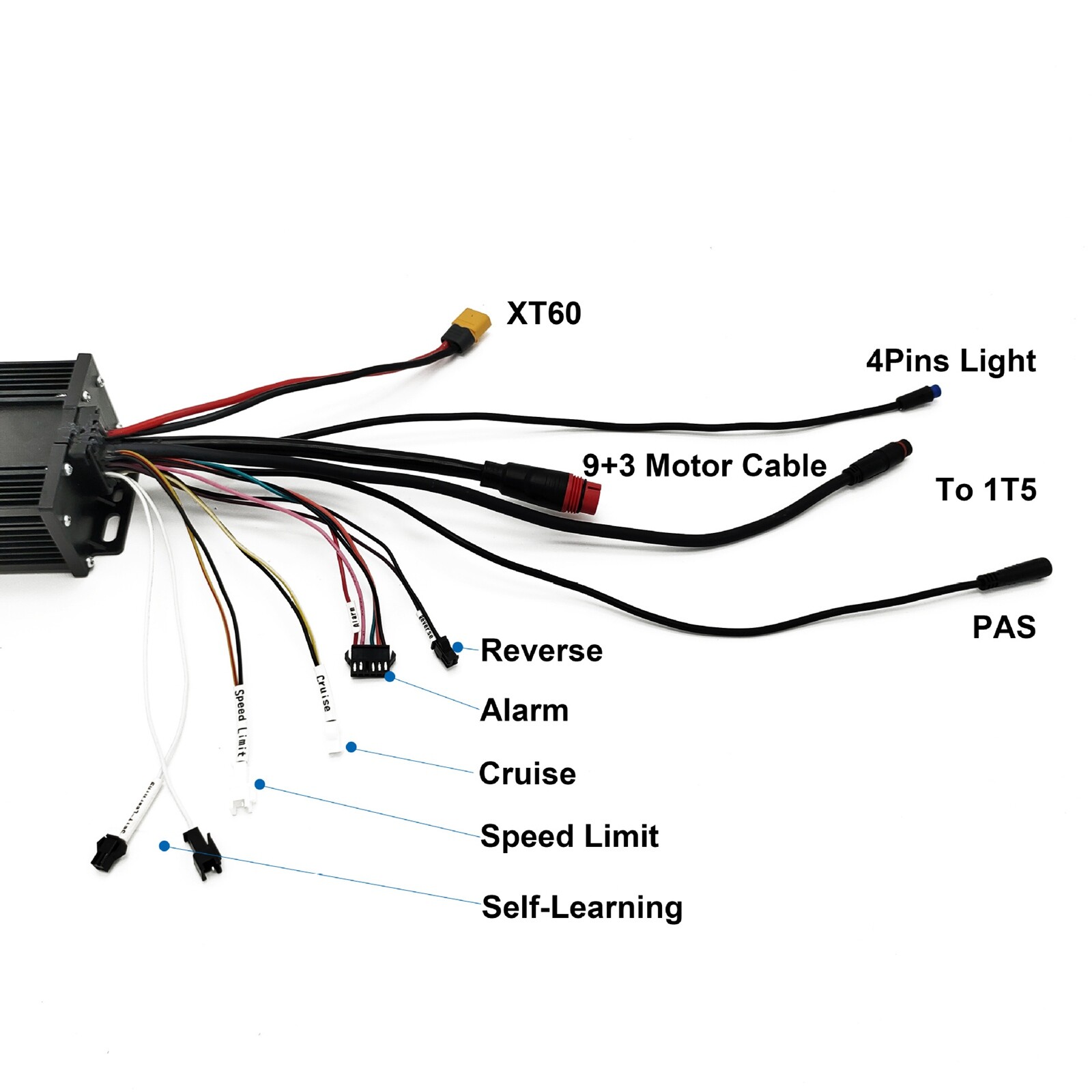 36V-52V 1000W-1500W 35A ebike Controller+ LCD Display Throttle Brake Full Kits