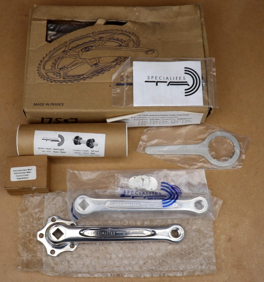 New Specialities TA Cyclotourist Pro 5 Crankarms 170mm / Axix Light BB 131mm