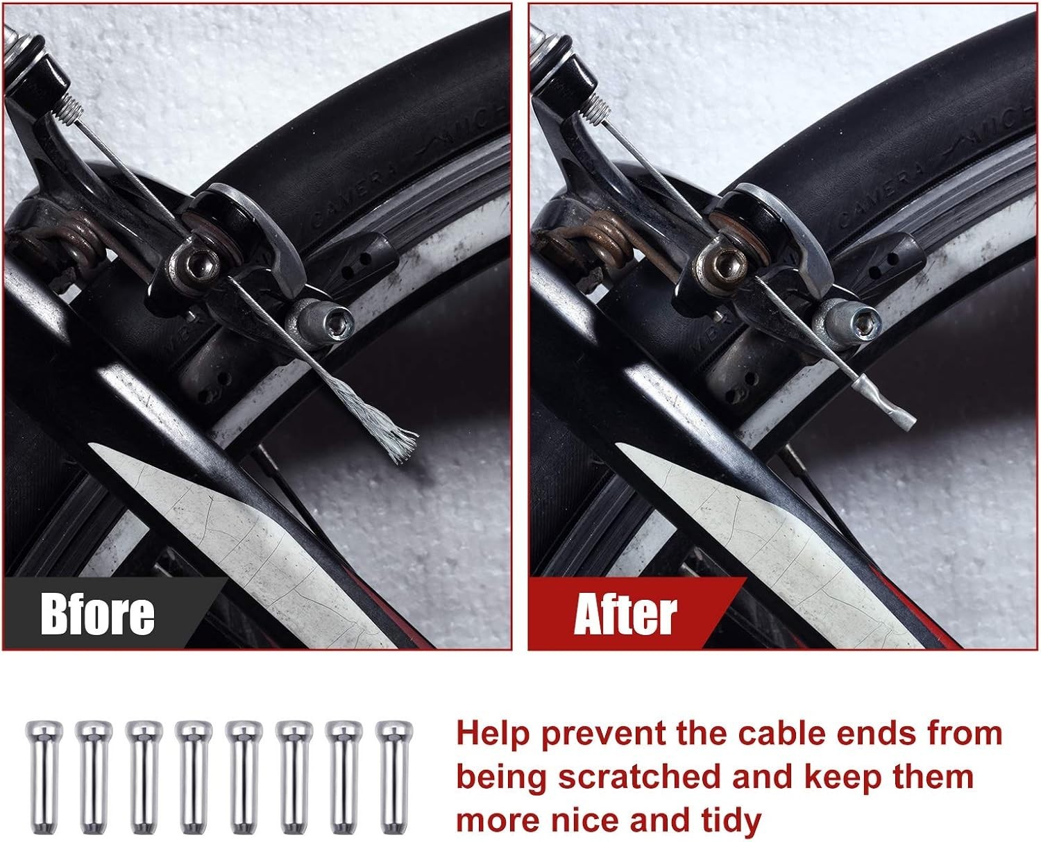 Universal Bike Brake & Shift Cable Kit – Durable, Rust-Resistant Replacement Set