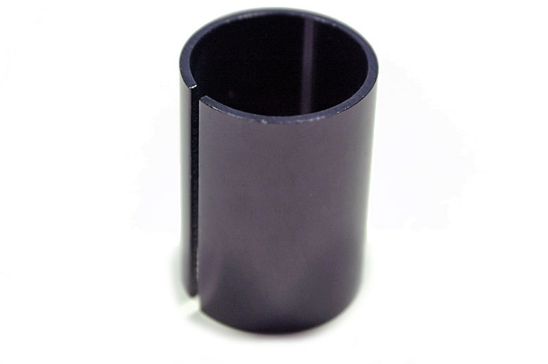 OMNI Racer WORLDS LIGHTEST Stem Shim 1″ steerer to 1 1/8″ fork 28.6-25.4mm BLACK