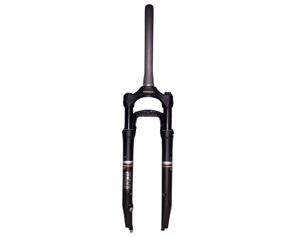 RST Volant 700C E‑Bike Fork 60mm Tapered PM Disc 9×100 QR Coil Spring Black