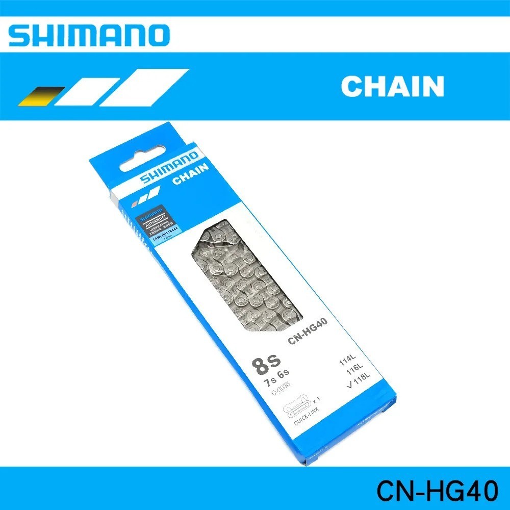 Shimano CN-HC40 6 7 8 Speed Bicycle Chain 116 Links Road MTB Hybrid HG40 New-USA
