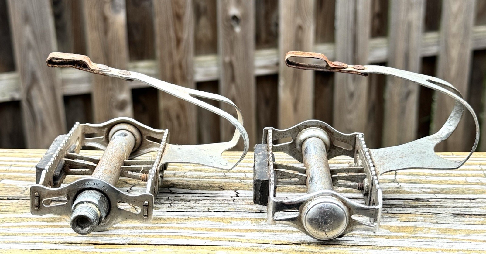 Vintage Record Road Bike Pedals 70s Made In Germany