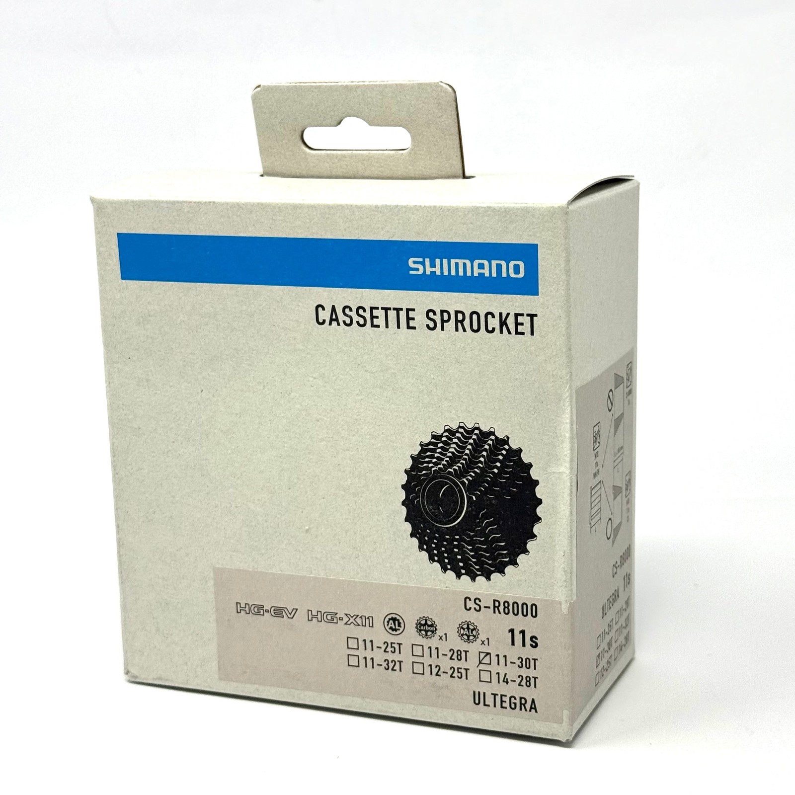 Shimano Ultegra CS-R8000 11-Speed Cassette 11-30T Road Bike ICSR800011130