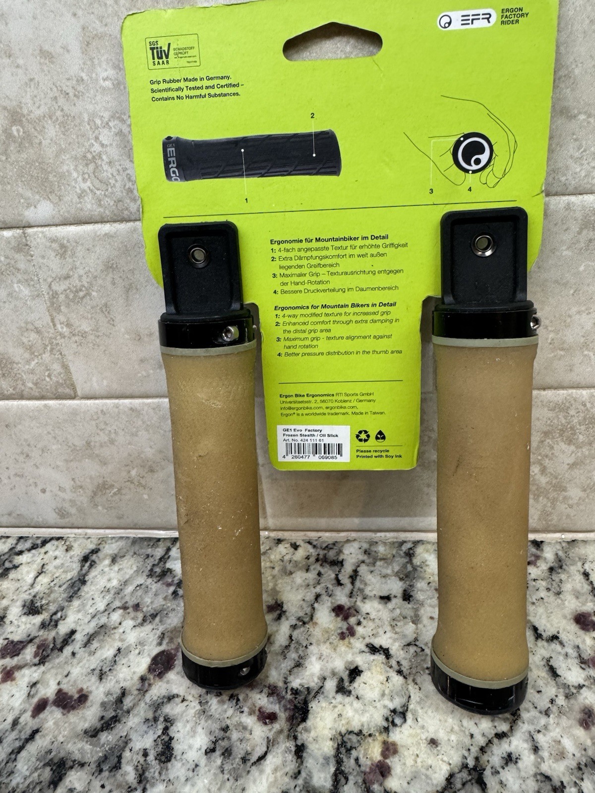 Ergon GE1 Evo Factory Grips – Mehr Grip Max 3nM WOW Fast Shipping