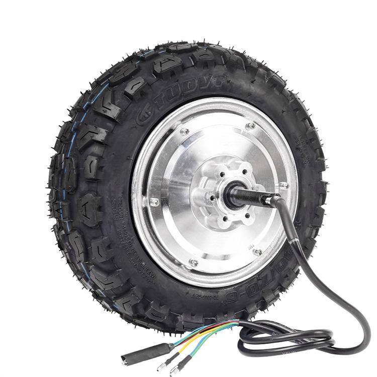 10 Inch 48V 500W 1000w Low Speed 7-10km/h Electric BLDC Wheel Geared Hub Motor