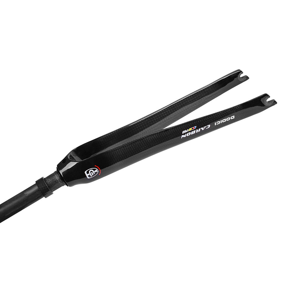 1-1/8 in Full Carbon Fiber Bicycle Fork 700C Rim Brake Racing Road Bike Forks QR