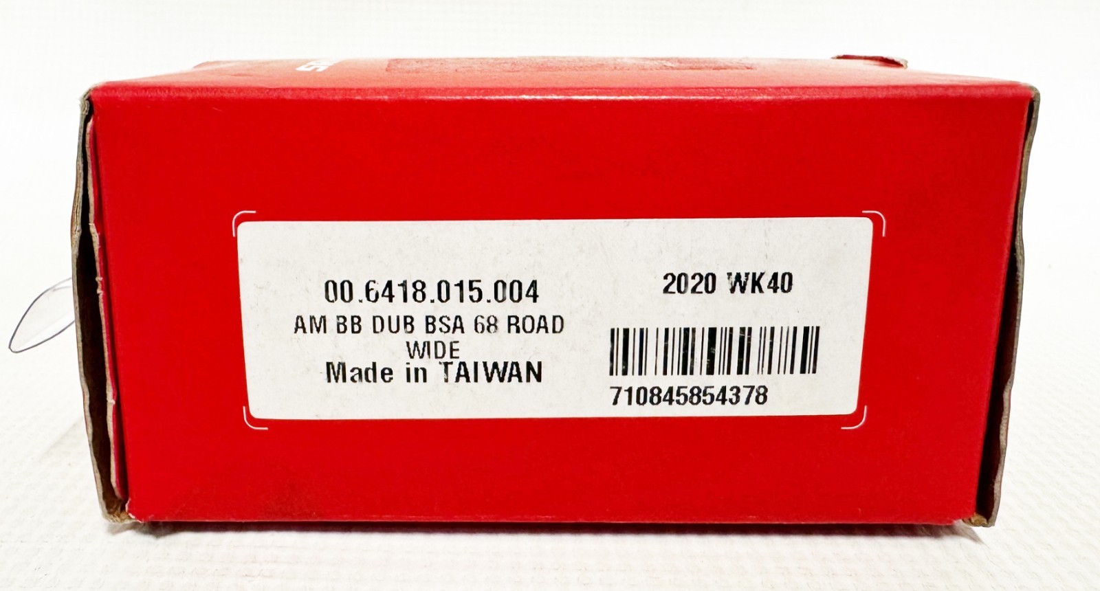 SRAM DUB Wide English Bottom Bracket – English/BSA, 68mm, Road, Black