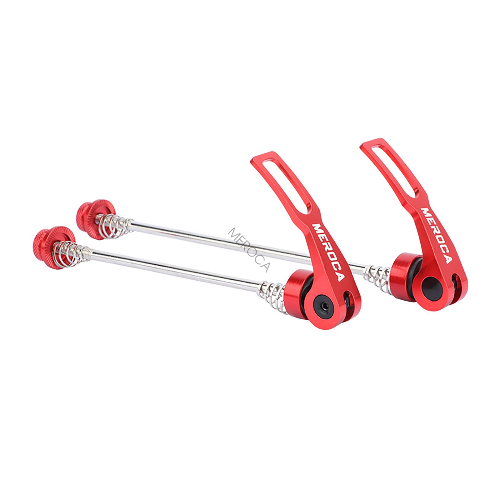 Bicycle Wheel Skewers MTB Road Bike QR Quick Release Aluminum Screw On Set