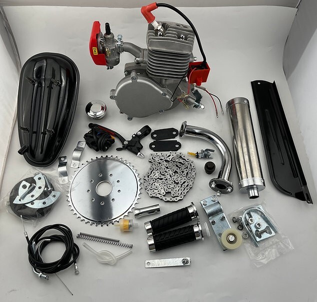 Avenger 85cc 52mm Bore 2 Stroke Motorized Bicycle Engine Kit- Beats Phantom 85!