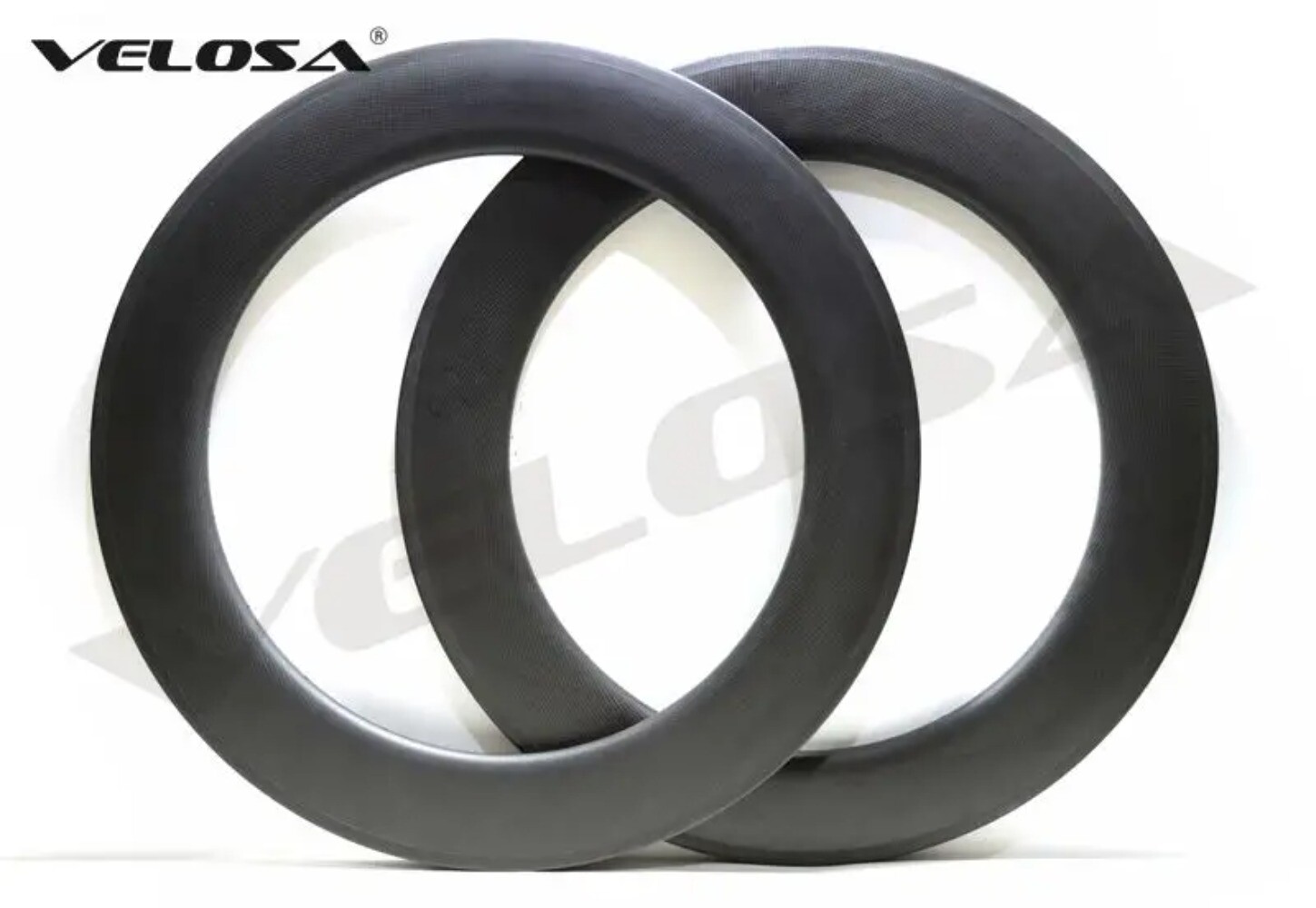 700C Road Bike Carbon Rims 88mm Depth 25mm Width Aero U Shape Clincher/ Tubular