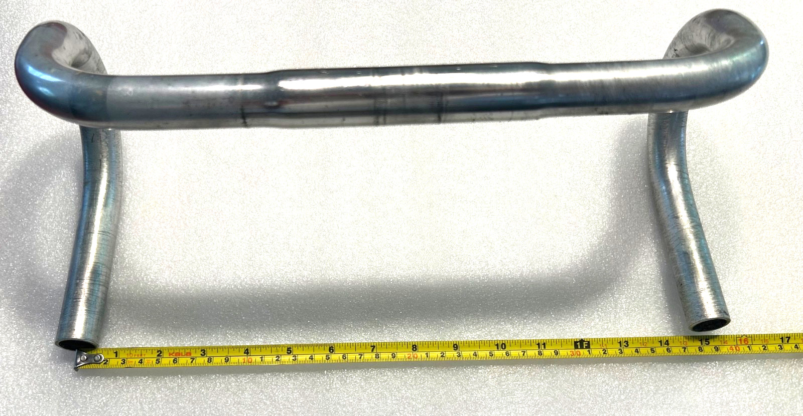 3TTT -HAND BAR – ALLOY – ROAD BIKE – SILVER – 26.0 / 38CM. – VINTAGE – USED